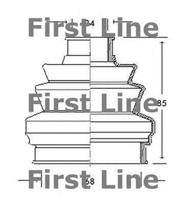 FIRST LINE fcb2042 -  Пыльник, приводной вал